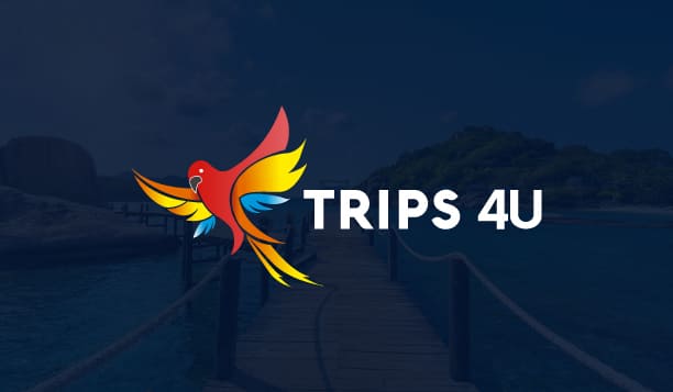 diseño de logotipo trips 4u